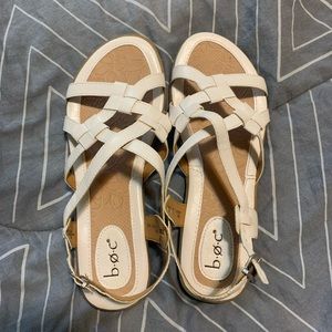 Brand new B.O.C. White strap sandal